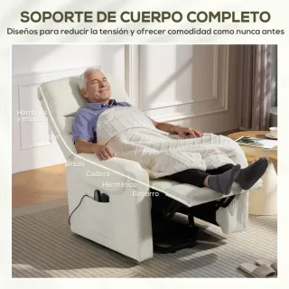 Sillón Levanta Personas 8 Puntos Masaje
