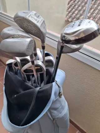 Left handed pinseeker oversized golf clubs