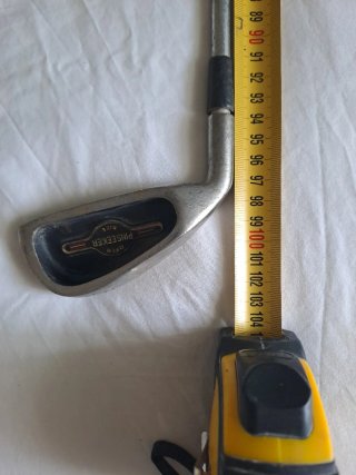 Left handed pinseeker oversized golf clubs