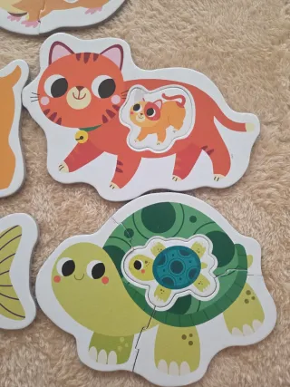Caja 5 Puzzles de la marca Educa bebés 12 meses