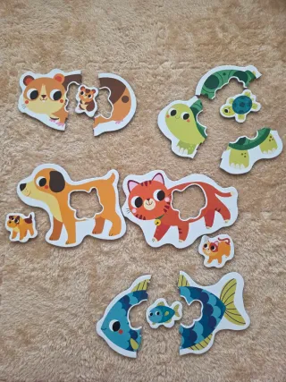 Caja 5 Puzzles de la marca Educa bebés 12 meses