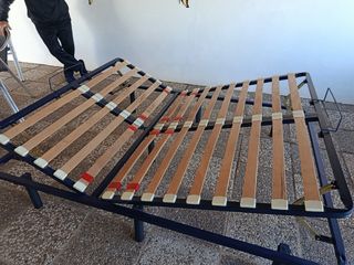 Base Cama Tapiflex Madera y Metal