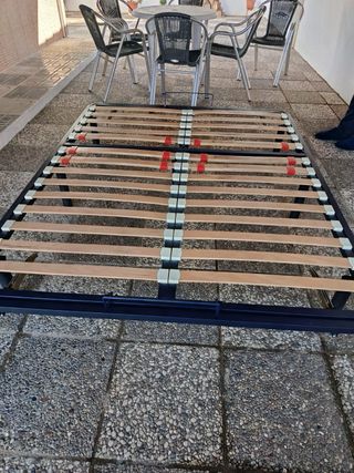 Base Cama Tapiflex Madera y Metal