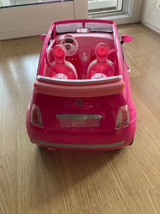 Coche Barbie Rosa Descapotable