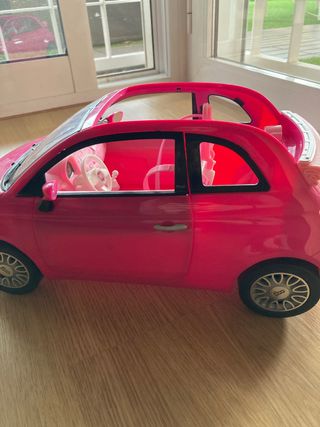 Coche Barbie Rosa Descapotable