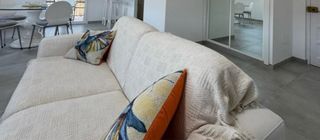 Sofá Cama Beige Desmontado