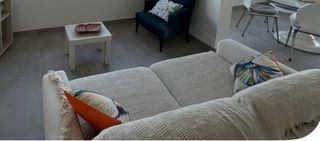 Sofá Cama Beige Desmontado