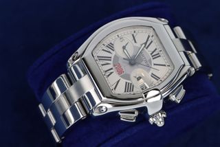 Cartier Roadster Cronógrafo XL W6201X6 Plata