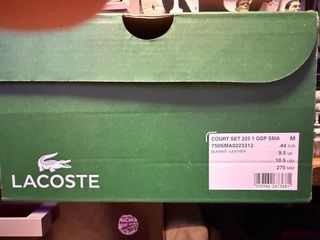 Zapatillas Lacoste Court Set Negras