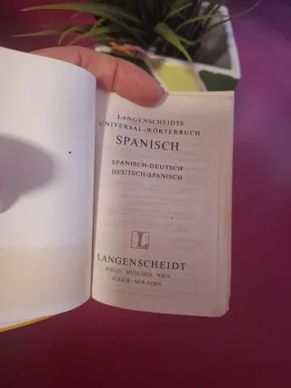 Alemán  diccionario Langenscheidt