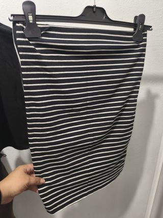 Falda de rayas m