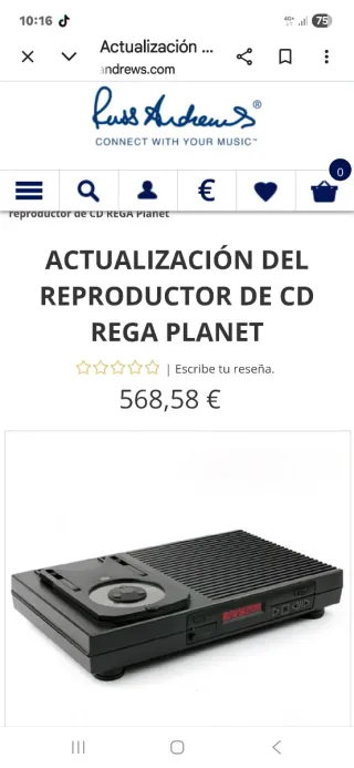 Lector CD Rega Planet perfecto funcionamiento