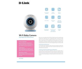 Cámara Vigilabebés WiFi D-Link