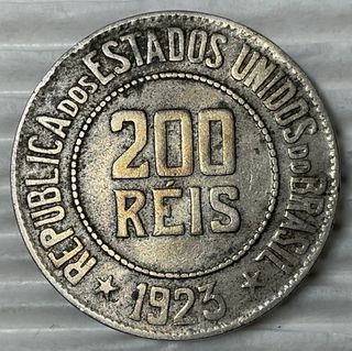 ºoO 200 réis 1923 - EEUU Brasil