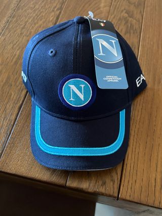 Cappellino Napoli Emporio Armani Blu