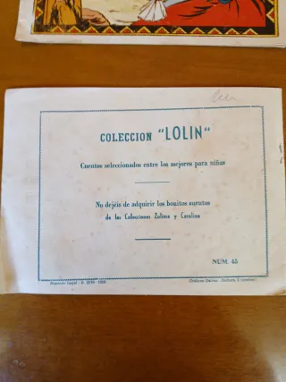 2 cuentos antiguos colección Lolin