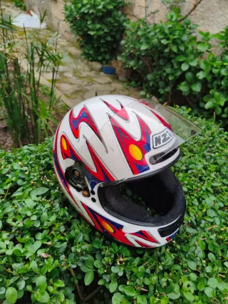 Casco Moto/Kart NZI Diseño Llamas