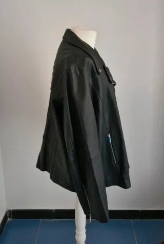 Cazadora cuero pedreria 2xl
