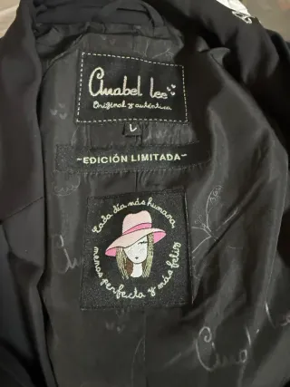 Blazer Anabel Lee Negro Talla L Estrellas