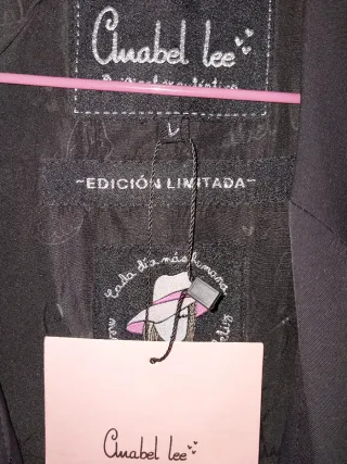 Blazer Anabel Lee Negro Talla L Estrellas