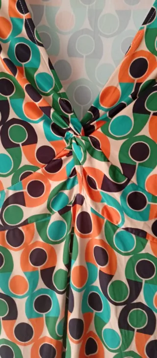 Vestido mini estampado