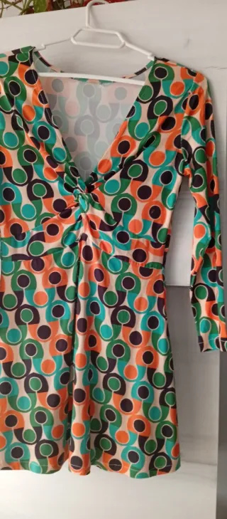 Vestido mini estampado