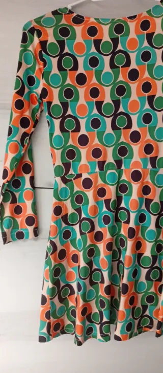 Vestido mini estampado