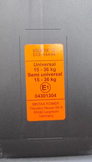 Britax Romer Kidfix Silla Coche Negro