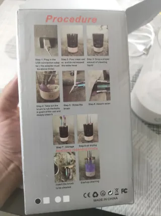 Limpiador de Pinceles Eléctrico