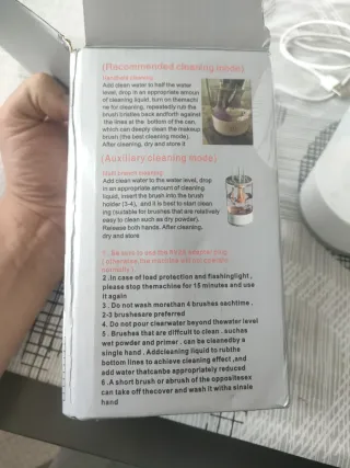 Limpiador de Pinceles Eléctrico