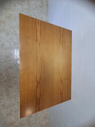 Mesa extensible de madera