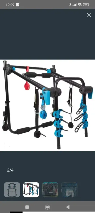 Porta bicicletas para coche del decathlon