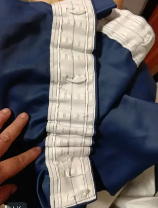 Tende oscuranti blu in poliestere