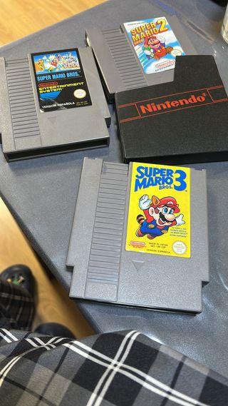 Lote 3 Juegos Mario Bros NES (Español)