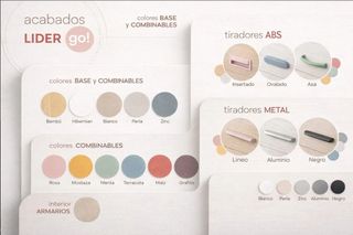 CAMA ABATIBLE DE MATRIMONIO CON ARMARIOS LIDER