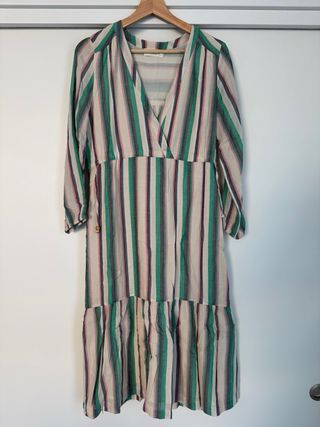 Vestido Indi & Cold rayas multicolor