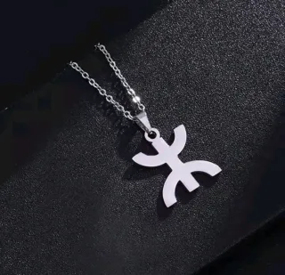 Nueva Colgante cadena plata hip hop África 42-47cm