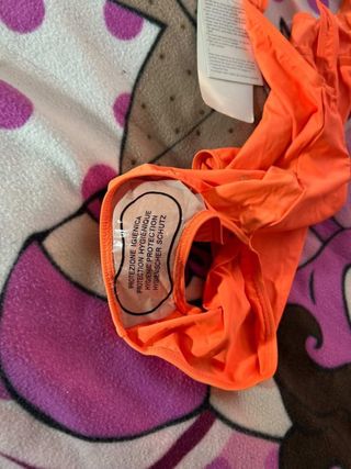 Bañador Natación Naturana Talla S Naranja