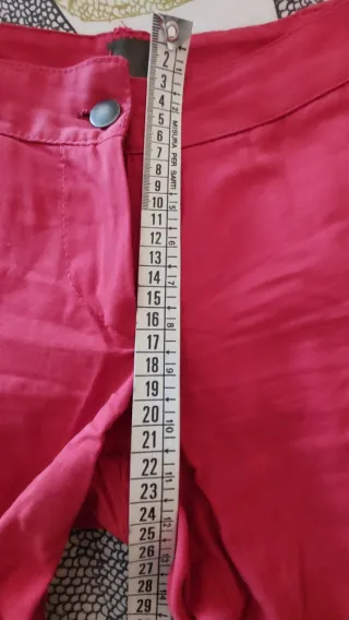 Pantaloni cargo donna rossi