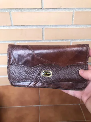 Cartera Billetera Piel R.Monzo Marrón
