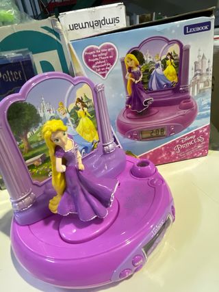 Lexibook Radio Reloj Princesa Rapunzel Proyector