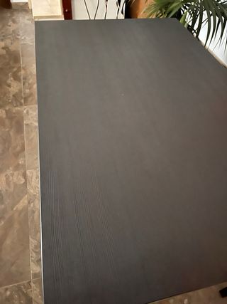 Mesa Sandsberg de comedor negra Ikea