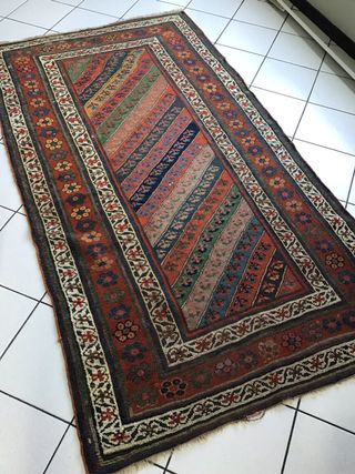 Tappeto antico in lana Kasak primi 900