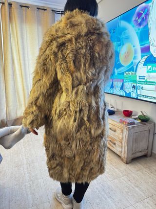 Abrigo de piel El Corte Inglés Talla 44