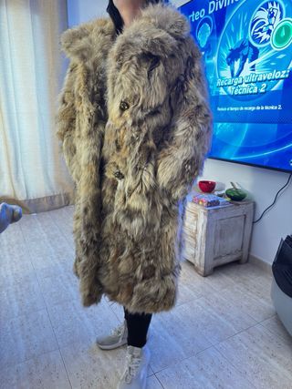 Abrigo de piel El Corte Inglés Talla 44