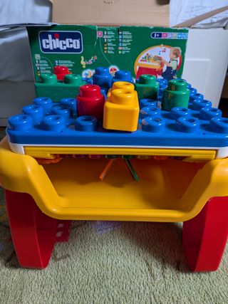 Mesa Actividades Chicco Bloques Construcción piano