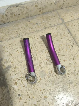 Cuernos Bicicleta Morados