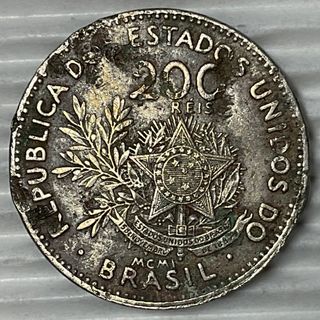 ºoO 200 réis 1901 - EEUU Brasil