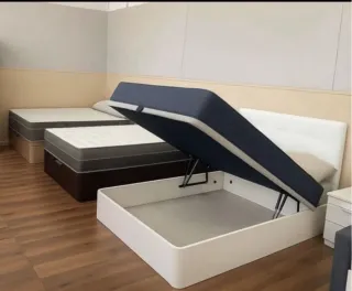 Canapés nuevos abatible y colchón 135cm