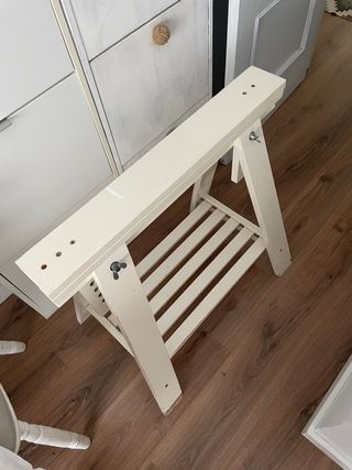 2 patas escritorio de madera
